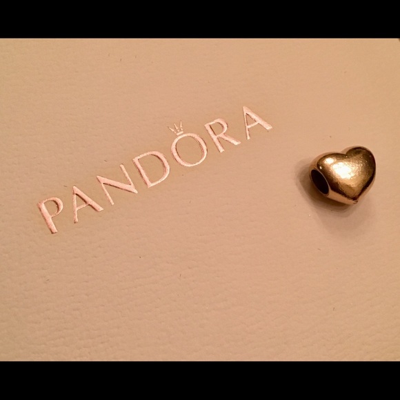 Pandora Jewelry - Pandora Rose Gold Heart Charm